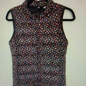 Floral Kids Puffer Vest